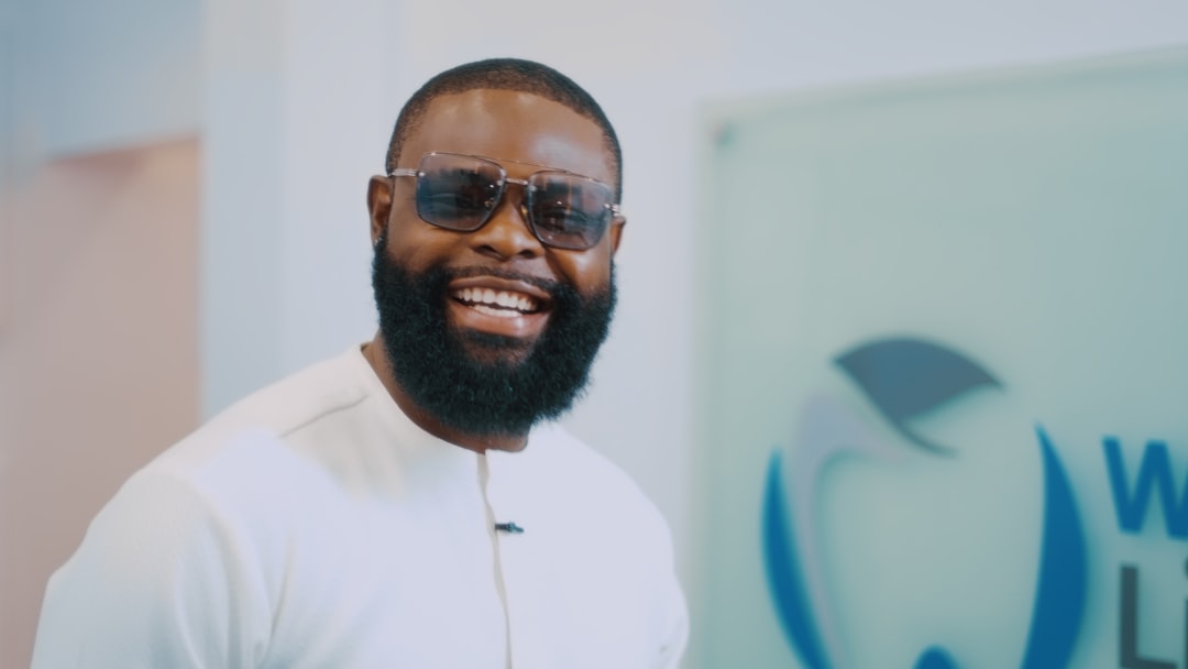 Happy dental patient